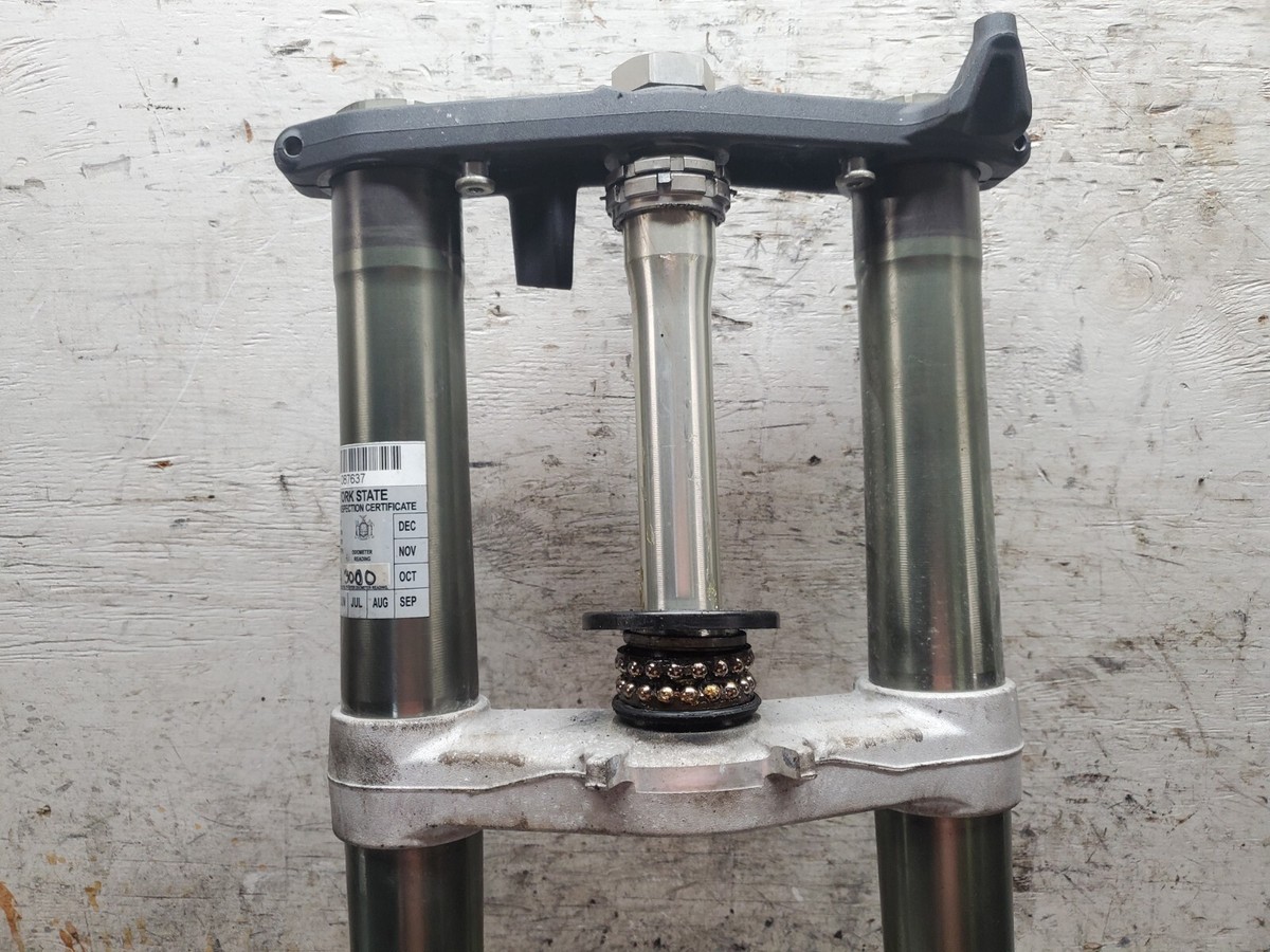 2011 Kawasaki ZX6R Ninja ZX6 ZX 6 R Left & Right Fork Forks W