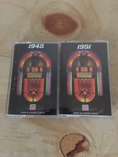 time life your hit parade 1951, 1945 Audio Cassettes. Lot Of 2 Cassettes