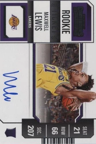 2023-24 Panini Contenders - Maxwell Lewis #121