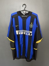 MAGLIA CALCIO INTER MILANO 2002/2003 HOME NIKE VINTAGE JERSEY TAGLIA XL ADULTO
