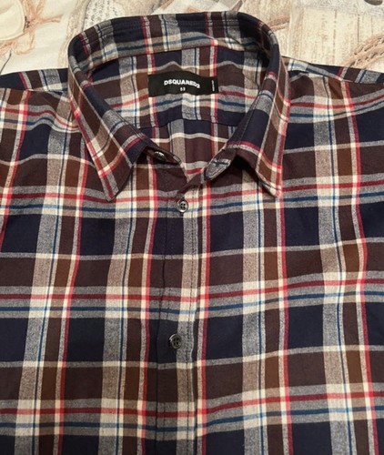 Camicia a quadri uomo Dsquared2 - Foto 16 di 19