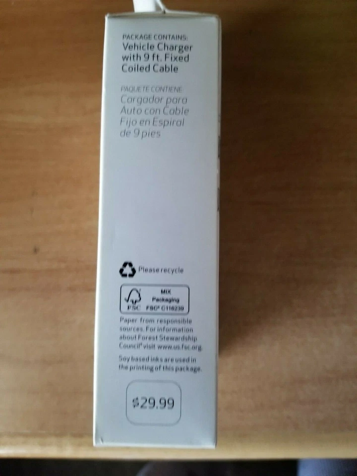 Cargador de coche micro USB Verizon OEM con doble salida y luz LED - 3,4 AMPERIOS Foto 3 de 3