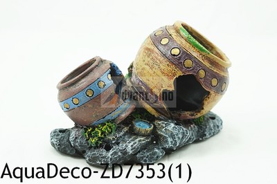 Beautiful Hollowed 6'' Resin Broken Pot Pile Decoration/Ornament (SHIP FROM USA)