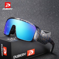 DUBERY Large Frame Sport Sunglasses Men Oversize Cycling Windproof Goggles New