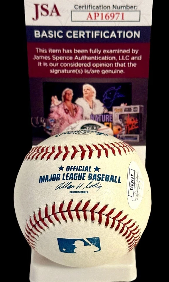 JOE TORRE AUTOGRAPHED SIGNED OMLB BASEBALL JSA CERTIFIED HOF 14 YANKEES - Image 3 of 3