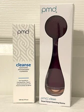 New PMD Clean Smart Facial Cleansing Device Berry + Cleanse Soothing Cleanser