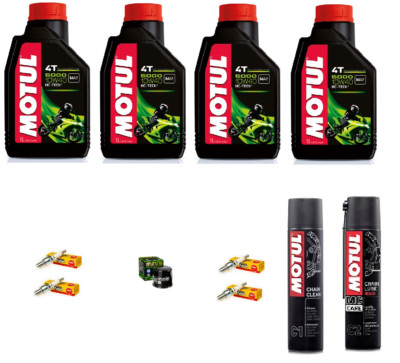KIT TAGLIANDO HONDA HORNET 600 2003 2006 MOTUL 7100 10W40 FILTRI HIFLO