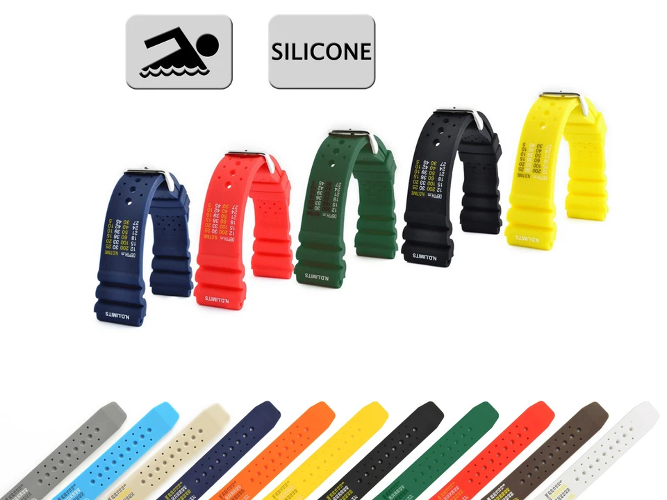 CORREA RELOJ SILICONA EXTREMA SPORT PRO GOMA BUZO PARA CIUDADANO SEIKO Estados Unidos Foto 2 de 4