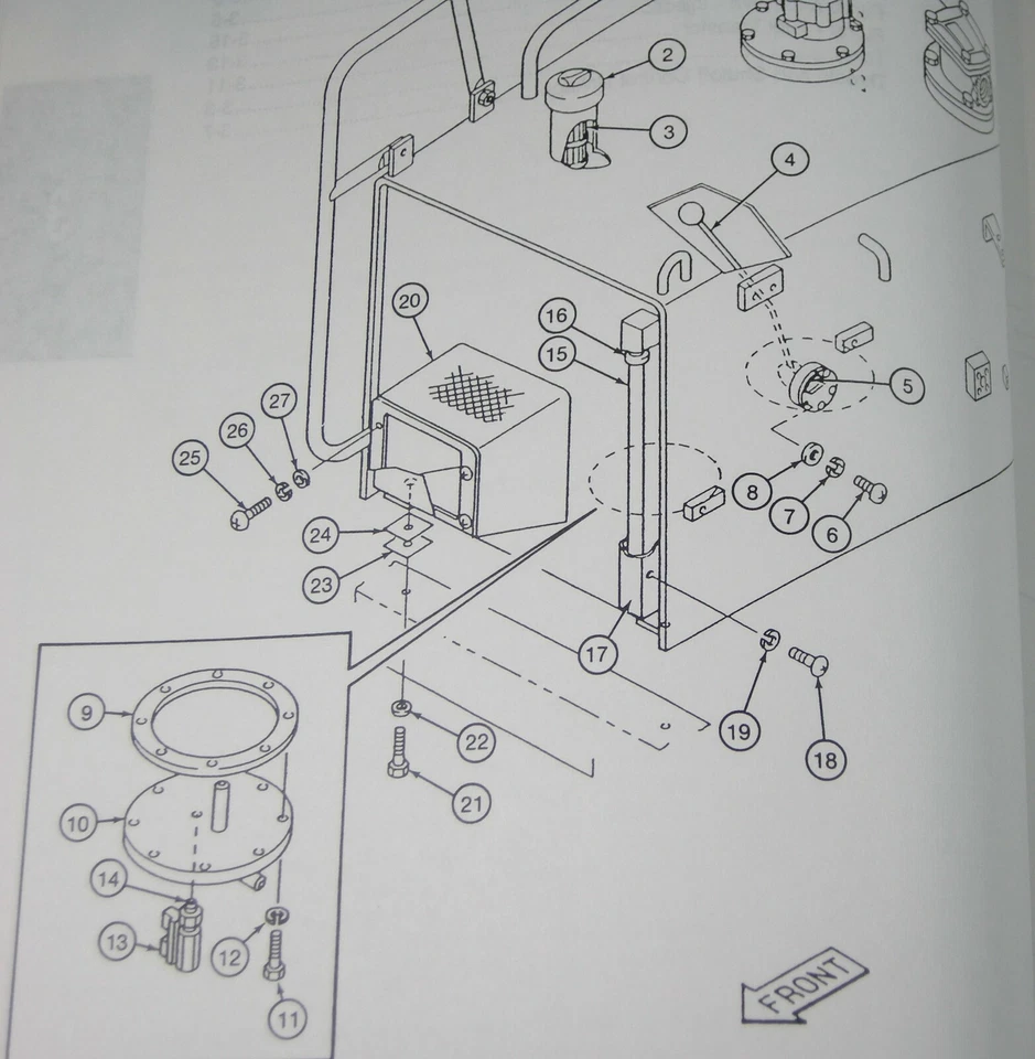 CASE 9040 Excavator Crawler Tractor Parts Manual Book Catalog 8-9090 - Image 4 of 4