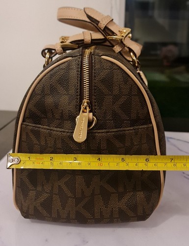 Michael Kors Tasche Grayson Barrel Handtasche Damen Braun Crossbody - Bild 10 von 17