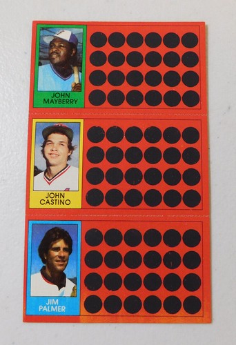 1981 TOPPS BASEBALL SCRATCH-OFF COMPLETE PANEL YOU PICK YOUR CARD (item#J11) - Picture 39 of 63