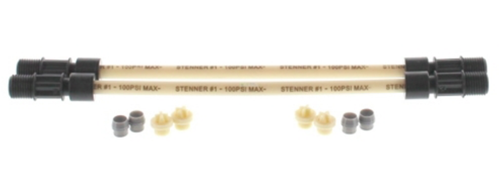 Stenner #2 Pump Tube With Ferrules And Duckbills Santoprene Package Of 2 Uccp2fd