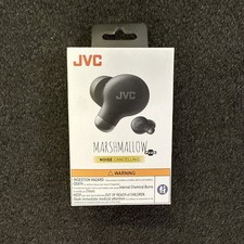 JVC - Marshmallow Plus True Wireless Headphones with Noise Cancelling - Black