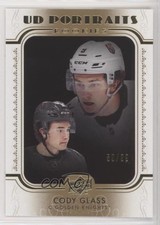 2019-20 Upper Deck UD Portraits Rookies Gold 59/99 Cody Glass #P-93 ev1