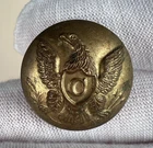 US Calvary Tunic Uniform Button Civil War Era Made by Scovill Mfg. Waterbury MA