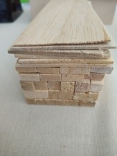 Balsa Wood Bundle  9" x 3" x 3" mixed sheets and blocks