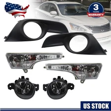 Fog Light & Corner Turn Signal Lamp w/o Wiring For 2013-2015 Nissan Altima LH+RH