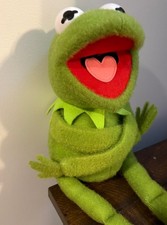 Hasbro Muppets Kermit the Frog Plush Vintage 1985