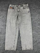 Empyre Jeans Mens 36x30 Gray Baggy Faded Denim Relaxed Fit Pants Skater Y2K