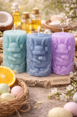 Duftkerzen 5 Düfte Osternkerzen Ostern Handgefertigte Bio Made in Germany 