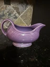 Rare Vintage Limited run Retired Lilac Fiesta Gravy Boat Bowl,Homer Laughlin USA