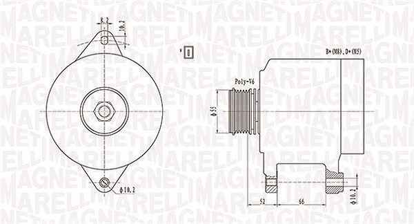Magneti Marelli Generator U.A. FüR CitroËN, Fiat-image