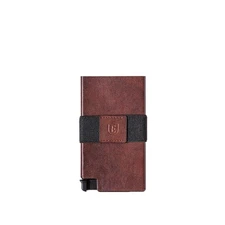Ekster Senate Classic Brown Leather Slim Wallet for Men | RFID-Blocking Minim...