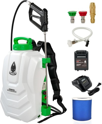 #ad Battery Powered Backpack Sprayer 4 Gallon Self Cleaning Variable Pressure for $472.86
