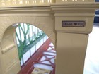 MTH Standard Gauge Green & Cream Tinplate Hellgate Bridge #300 New w/Box — photo 10