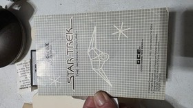 Vectrex Arcade System STAR TREK THE MOTION PICTURE Instruction Blue Sheet Sleeve