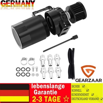 Universal Öl Catch Tank mit Filter Oil Can Auffangbehälter Ölsammler Ölbehälter