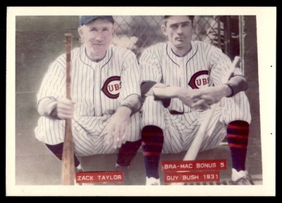 1974 Bra-Mac George Burke Brace 1931 Zack Taylor Guy Bush *TL553