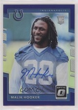 2017 Donruss Optic Rookies Purple Auto 34/35 Malik Hooker #118 Auto 0rt5