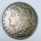 1878 $1 MORGAN SILVER ONE DOLLAR, VF VERY FINE CONDITION 90% SILVER  #9105