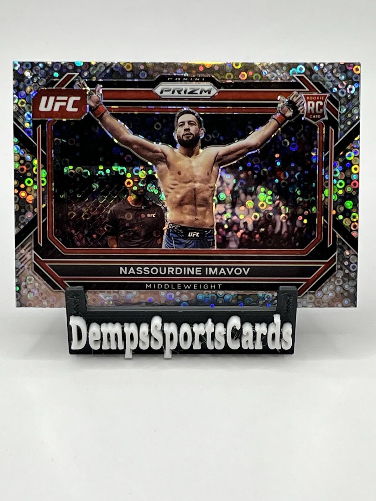 2023 Panini Prizm UFC - Nassourdine Imavov RC #39 Under Card Prizm Rookie