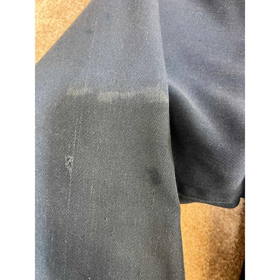 Vintage Dickies Mens Size 40 Navy Blue Worker Jacket Red Lined Workwear - Image 3 of 4