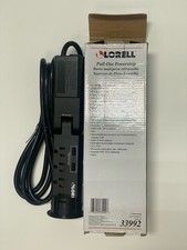 Lorell LLR33992 4-Outlet Desktop USB, Power Strip, Black Battery Charger