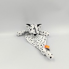 Doudou plat tigre léopard blanc noir pois PRENATAL - 30825