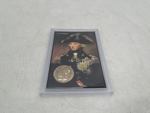 1980 Gibraltar Lord Nelson One Crown Coin 1758 1805 Capsuled Queen Elizabeth II