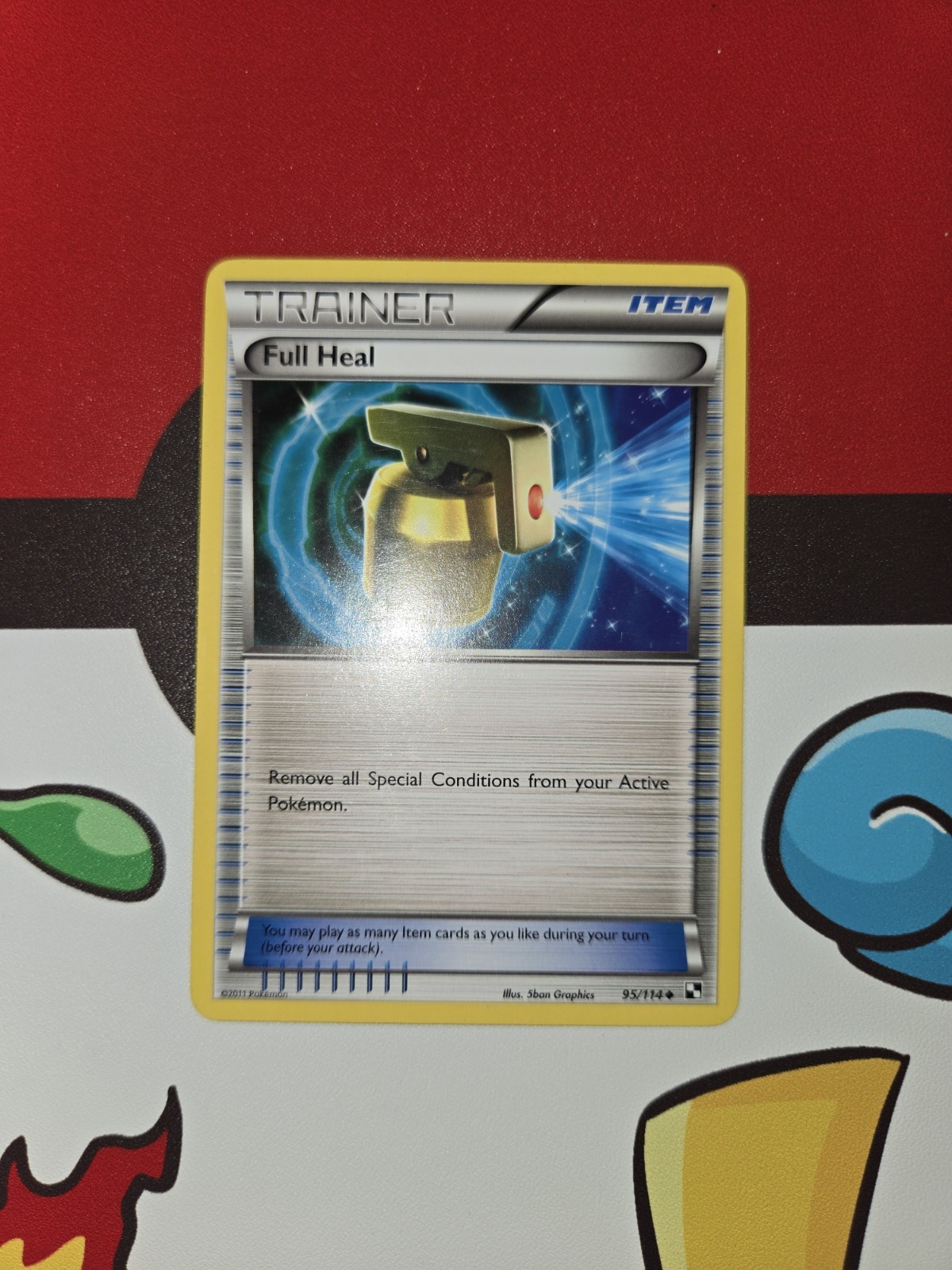 Full Heal 95/114 Pokémon TCG Black & White Uncommon Regular LP