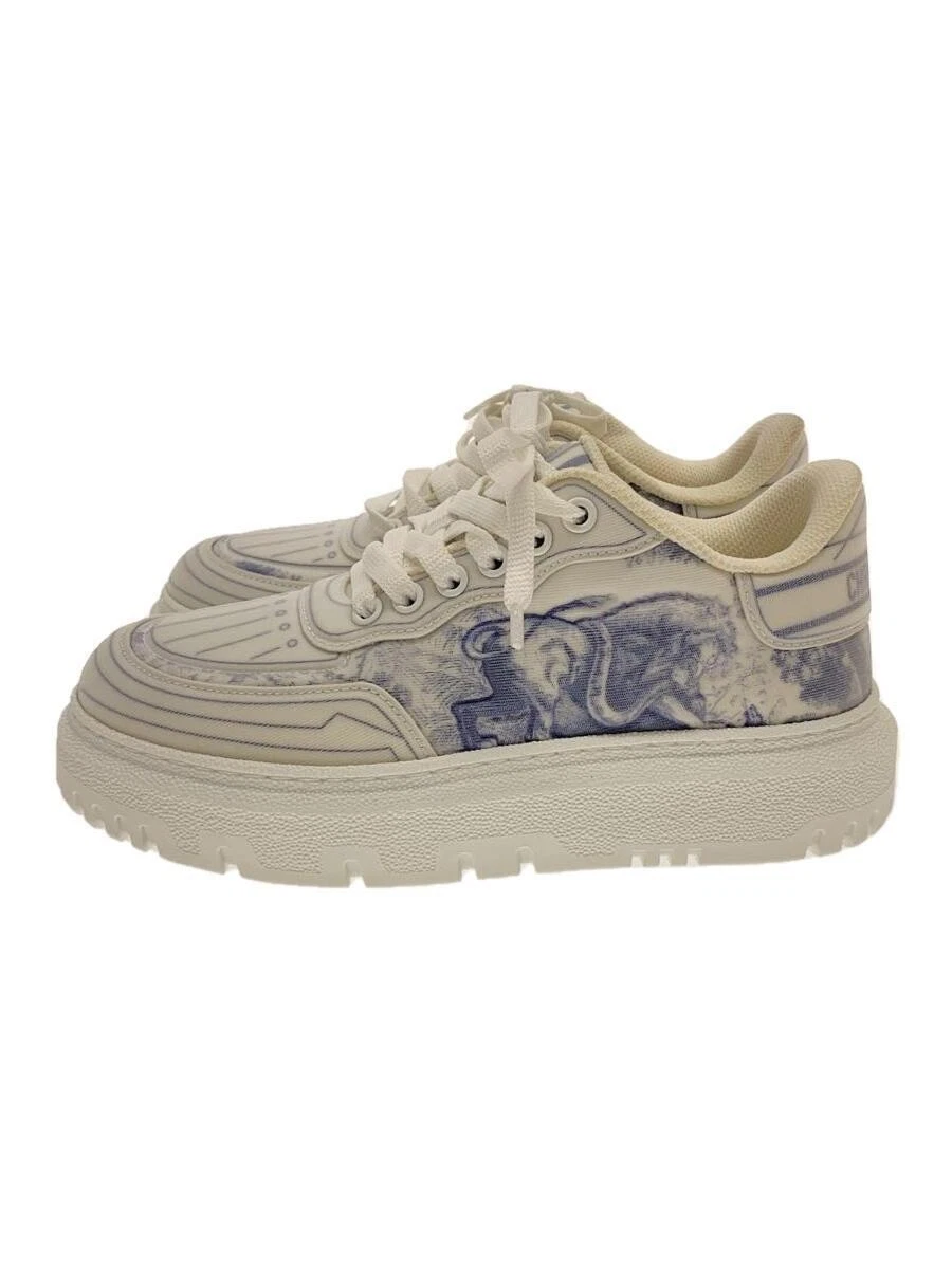 Baskets Christian Dior Addict femme 34 blanc semelle citron vert occasion
