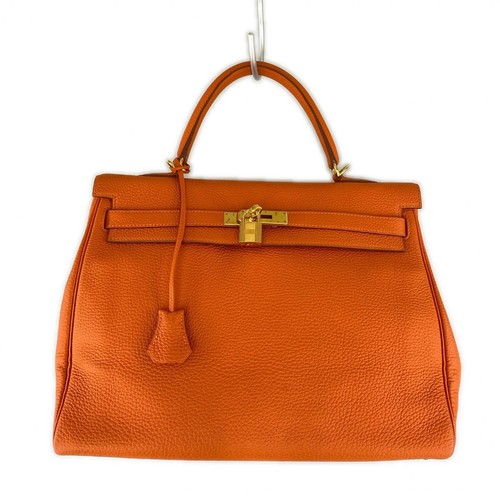 HERMES Kelly 32Handbag/Orange