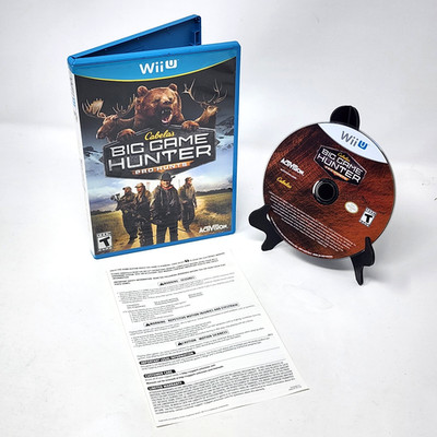 Cabela's Big Game Hunter: Pro Hunts (Nintendo Wii U) CIB Complete - Tested