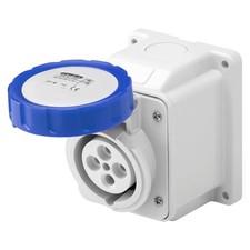 Gewiss GW62426 Low Voltage Screw Wiring 10 Degree Angled Surface-Mounting Socket