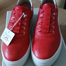 TOUCH  Low Top Sneaker Rot/Weiß EU 38 Schnü...