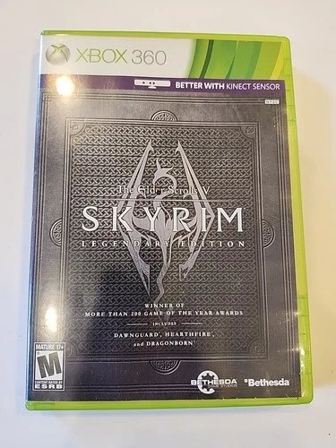 The Elder Scrolls V: Skyrim Legendary Edition Xbox 360 Complete NM+ Tested 2013