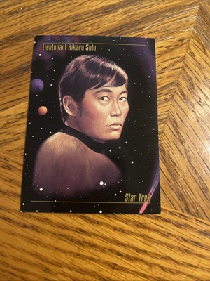 1993 Skybox Master Series Star Trek Trading Card #6 Lieutenant Hikaru Sulu