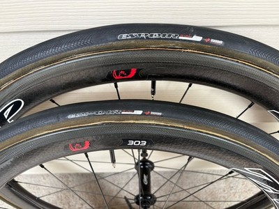 Zipp 303 Firecrest Road Bike Rim Brake Carbon TUBULAR Wheelset