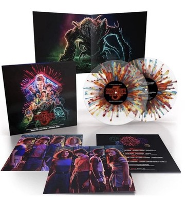 STRANGER THINGS 3 2x LP Firework Splatter Vinyl SEALED Kyle Dixon Michael Stein