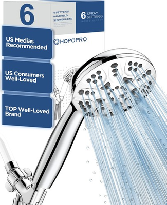 #ad 6 Mode High Pressure Handheld Shower Head Set Consumer Reports Recommended H... $44.65